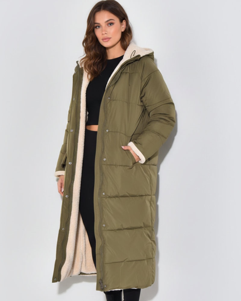 Kryzza Veste Réversible Femme – Zip Pratique, Coupe Regular & Style Polyvalent