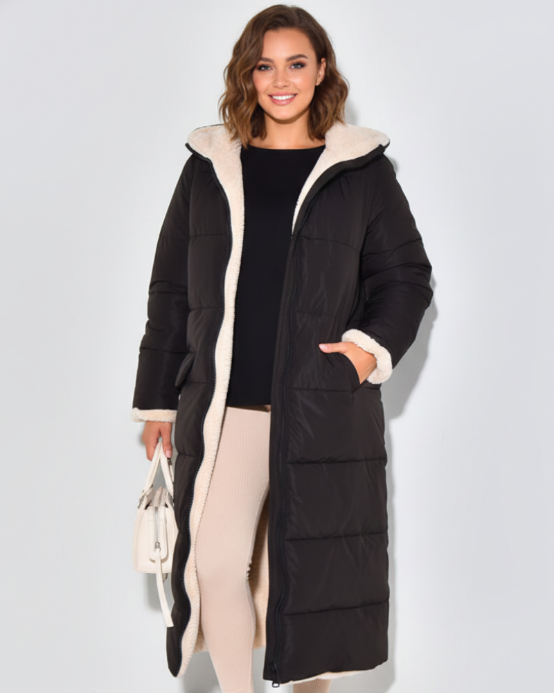 Kryzza Veste Réversible Femme – Zip Pratique, Coupe Regular & Style Polyvalent