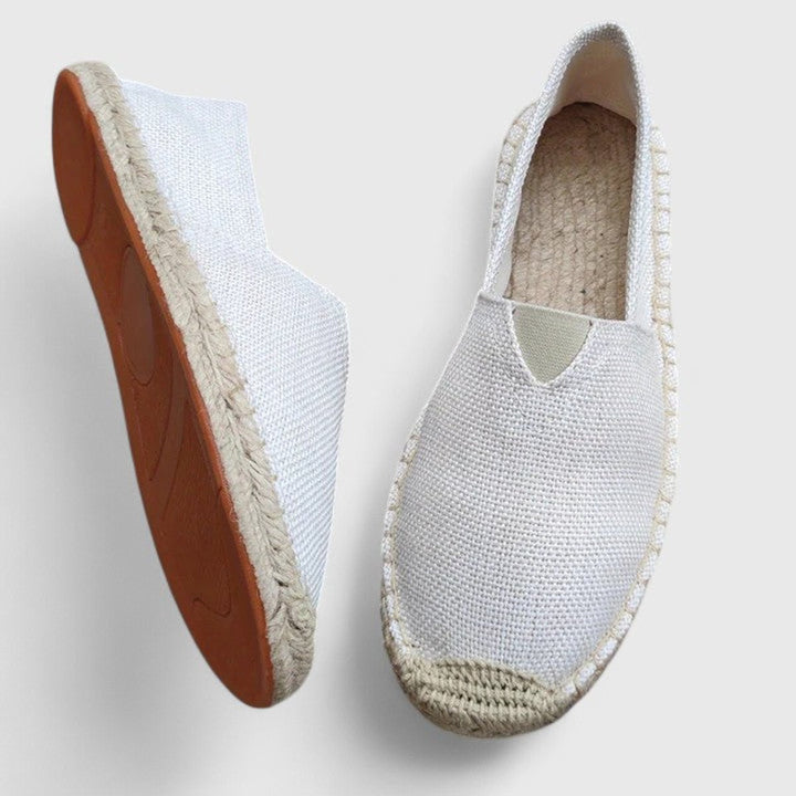 Men's Breathable Canvas Slip-On Espadrille Loafers