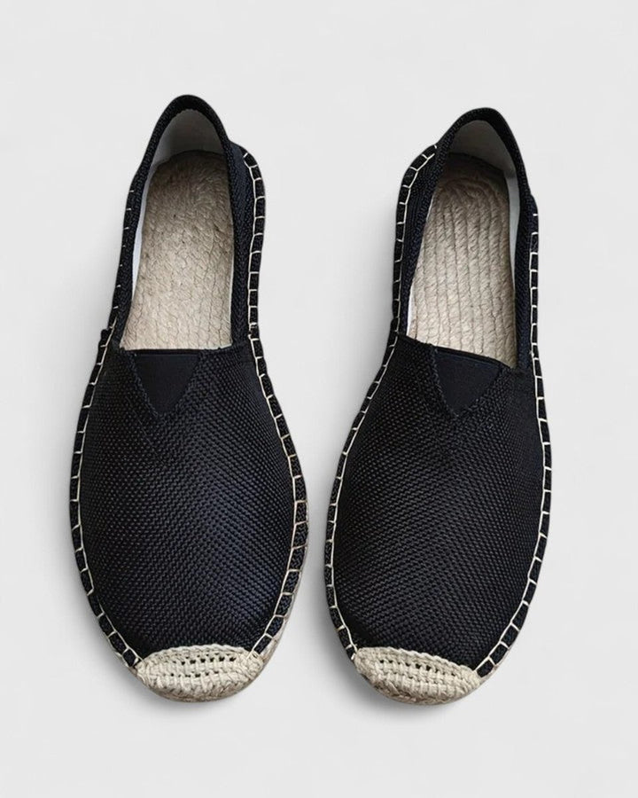 Men's Breathable Canvas Slip-On Espadrille Loafers