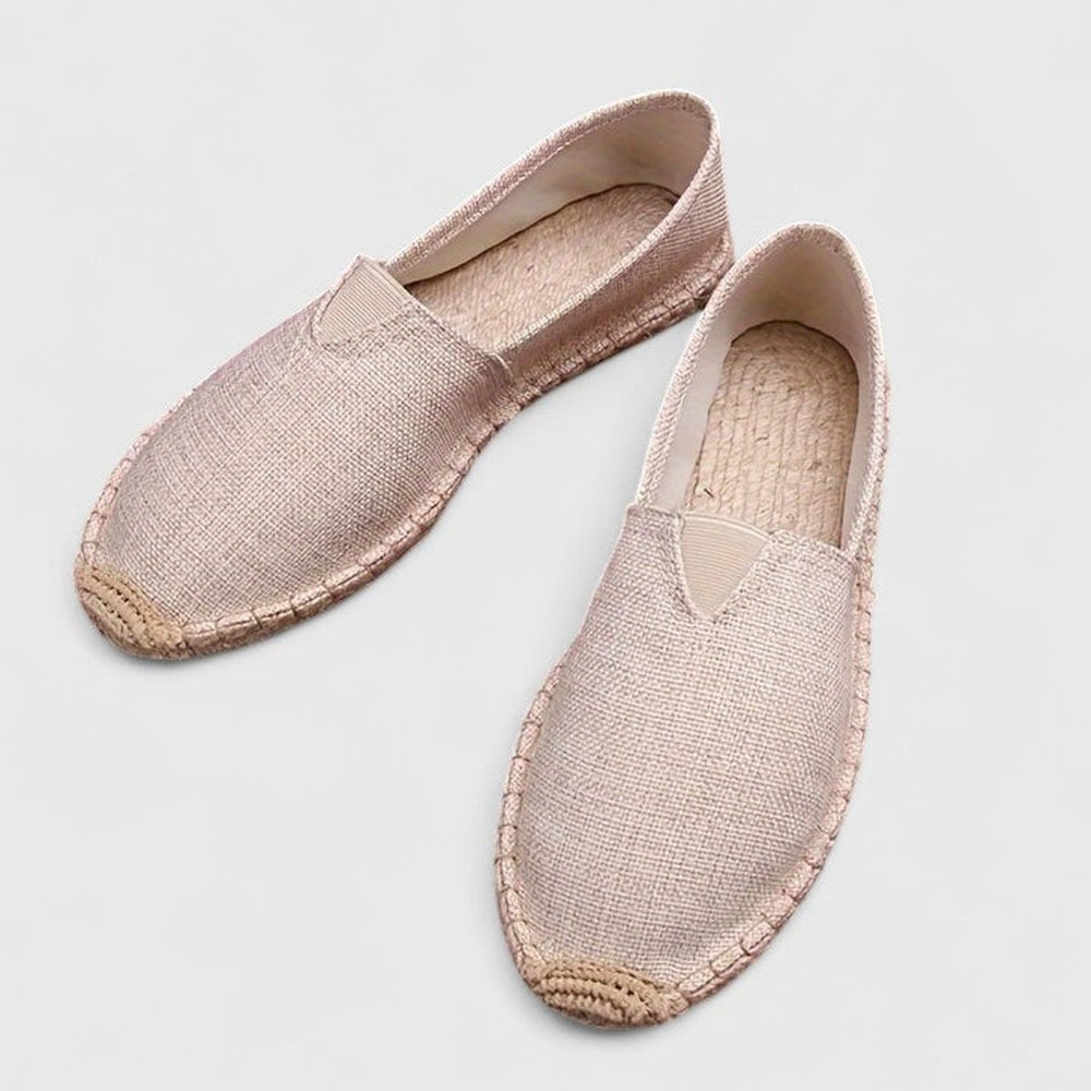 Men's Breathable Canvas Slip-On Espadrille Loafers