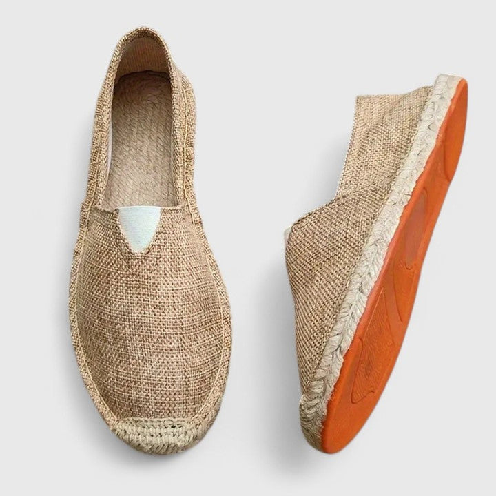 Men's Breathable Canvas Slip-On Espadrille Loafers