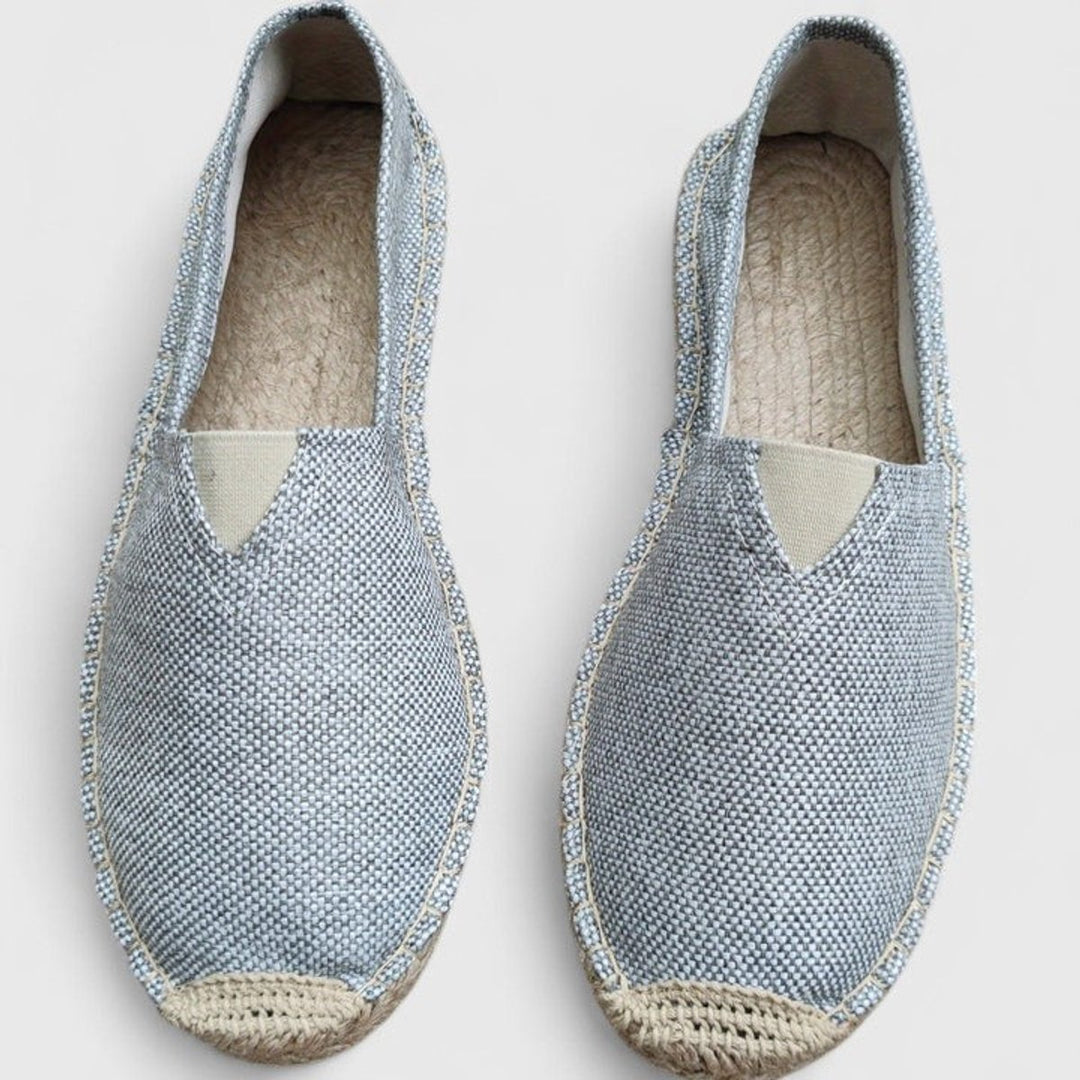 Men's Breathable Canvas Slip-On Espadrille Loafers