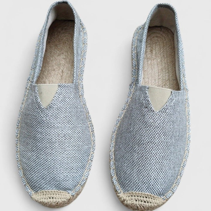 Men's Breathable Canvas Slip-On Espadrille Loafers