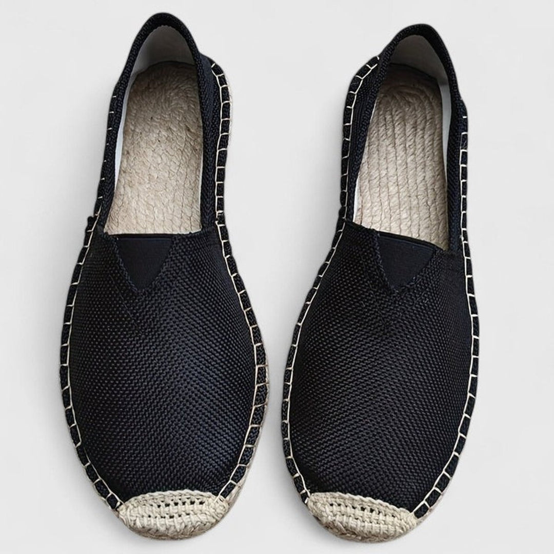 Men's Breathable Canvas Slip-On Espadrille Loafers