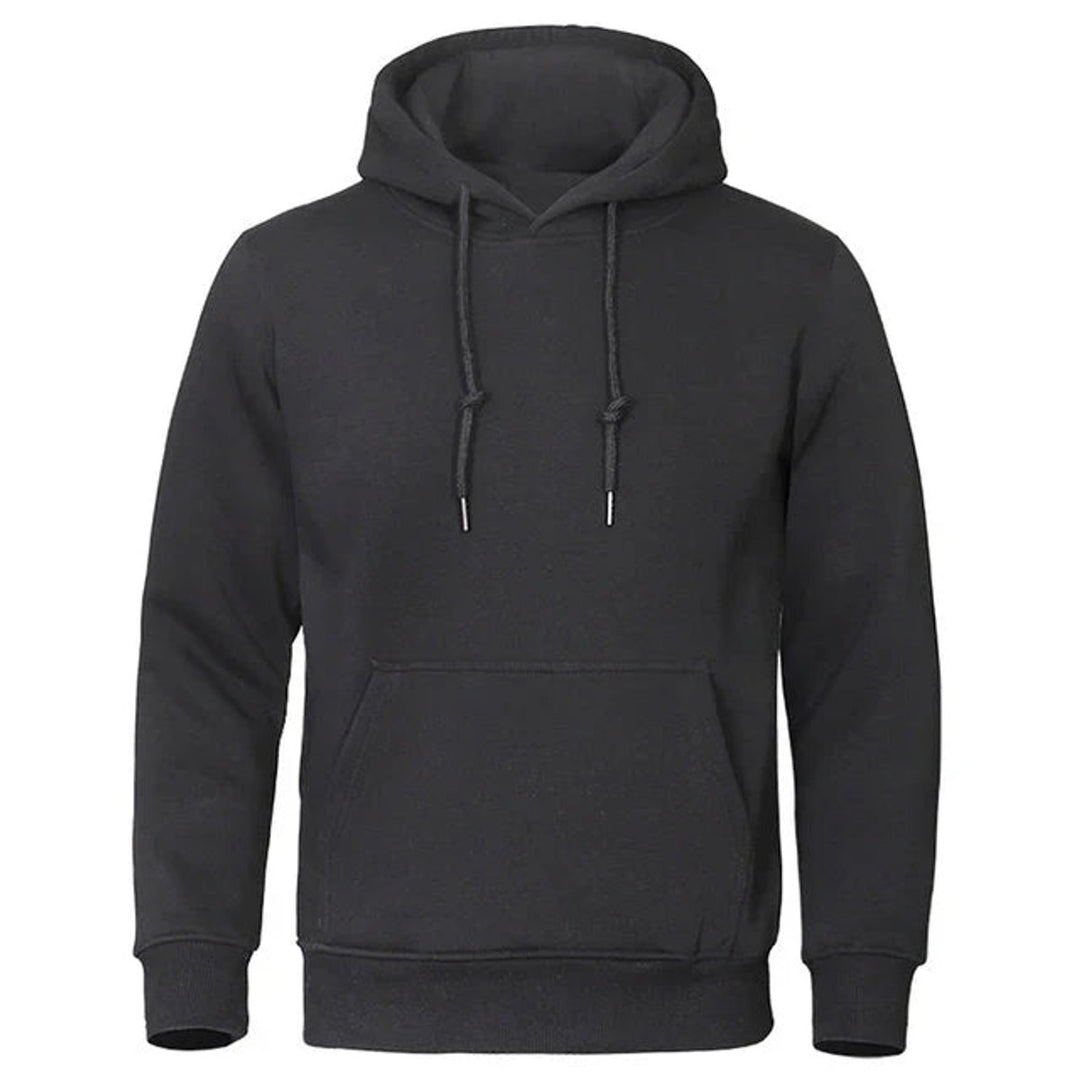 Men's Fleece Pullover Drawstring Kangaroo-Pocket Hoodie Sweatshirt