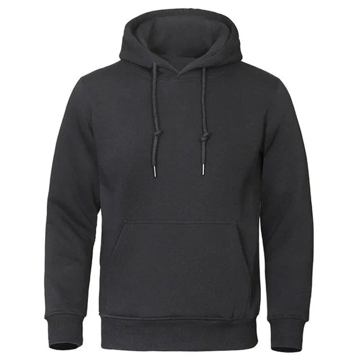 Men's Fleece Pullover Drawstring Kangaroo-Pocket Hoodie Sweatshirt