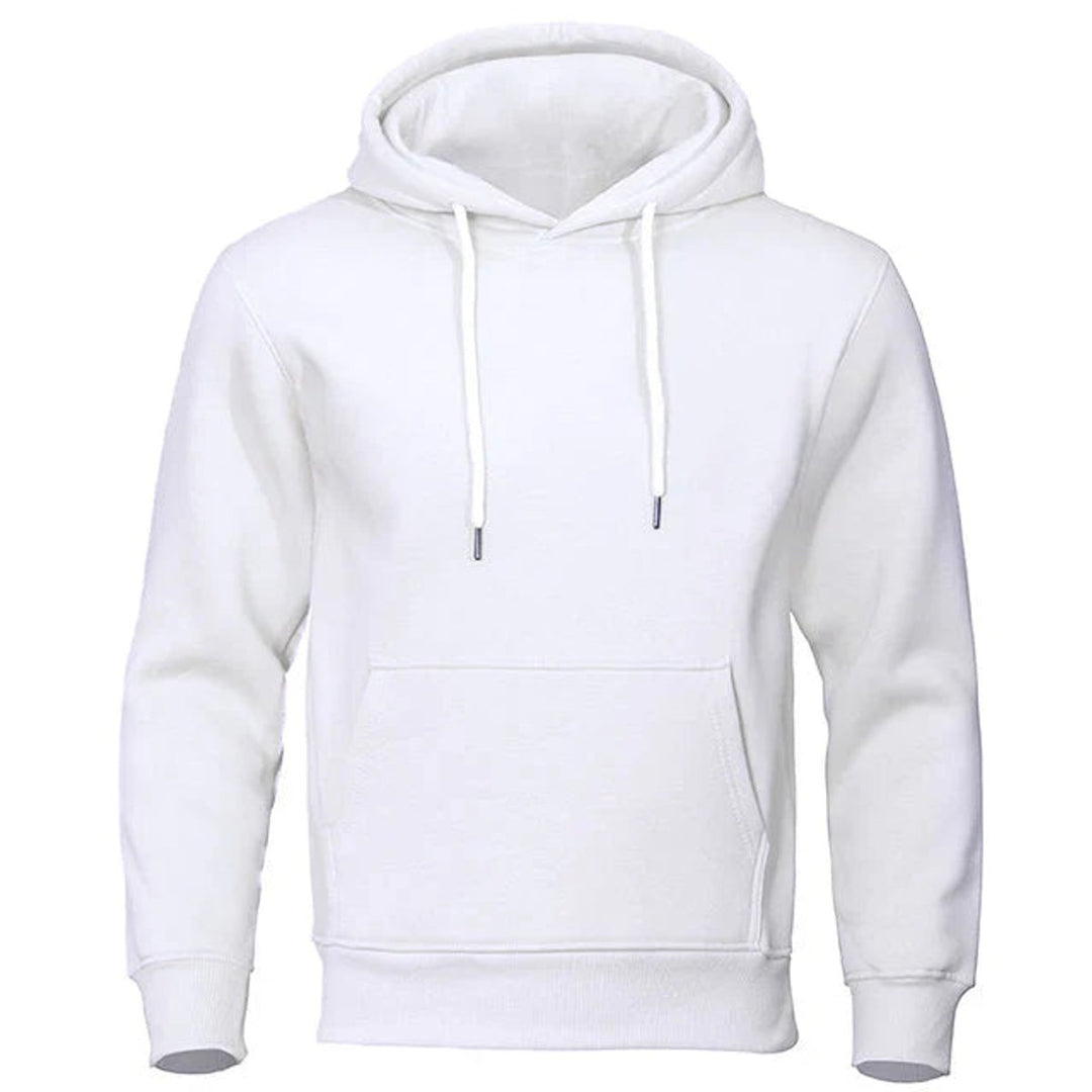 Men's Fleece Pullover Drawstring Kangaroo-Pocket Hoodie Sweatshirt