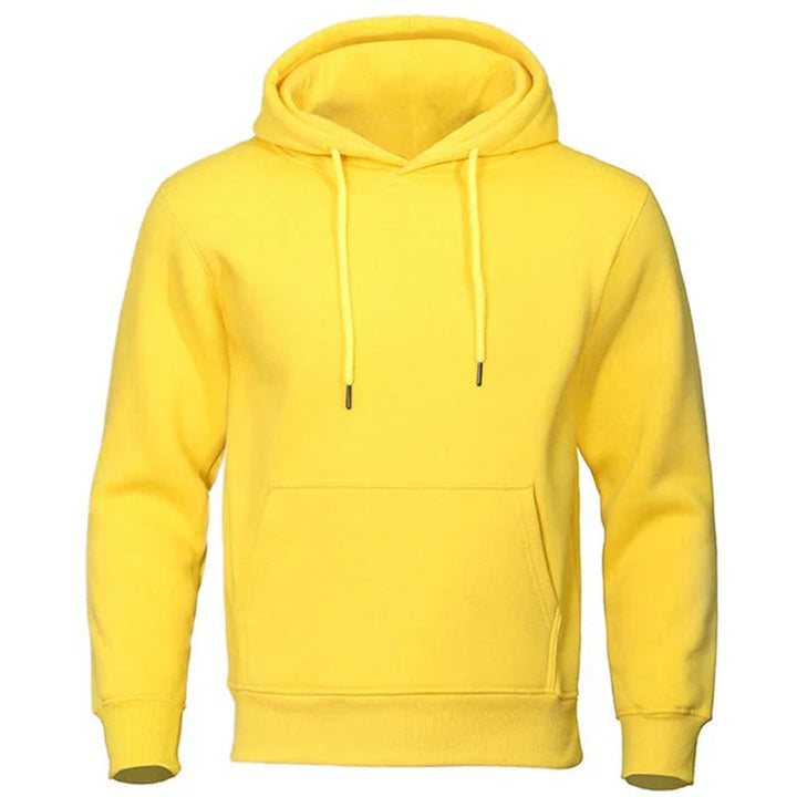 Men's Fleece Pullover Drawstring Kangaroo-Pocket Hoodie Sweatshirt
