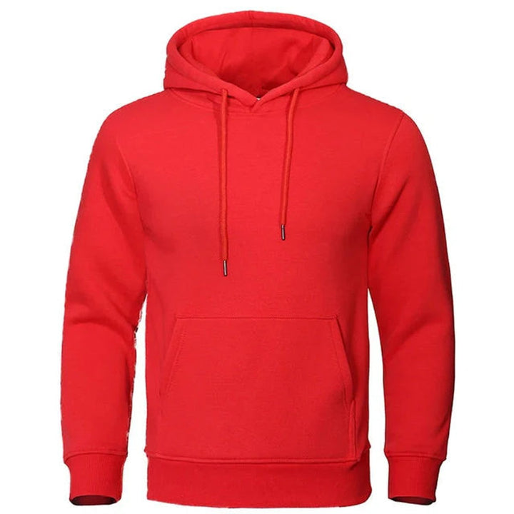 Men's Fleece Pullover Drawstring Kangaroo-Pocket Hoodie Sweatshirt