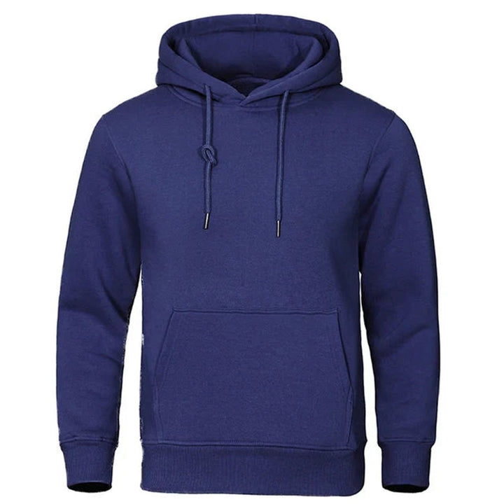 Men's Fleece Pullover Drawstring Kangaroo-Pocket Hoodie Sweatshirt
