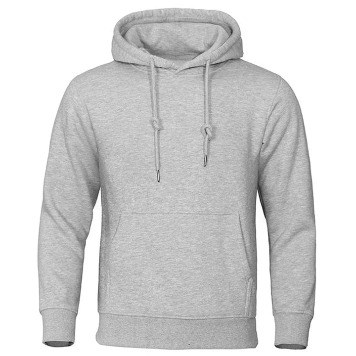Men's Fleece Pullover Drawstring Kangaroo-Pocket Hoodie Sweatshirt