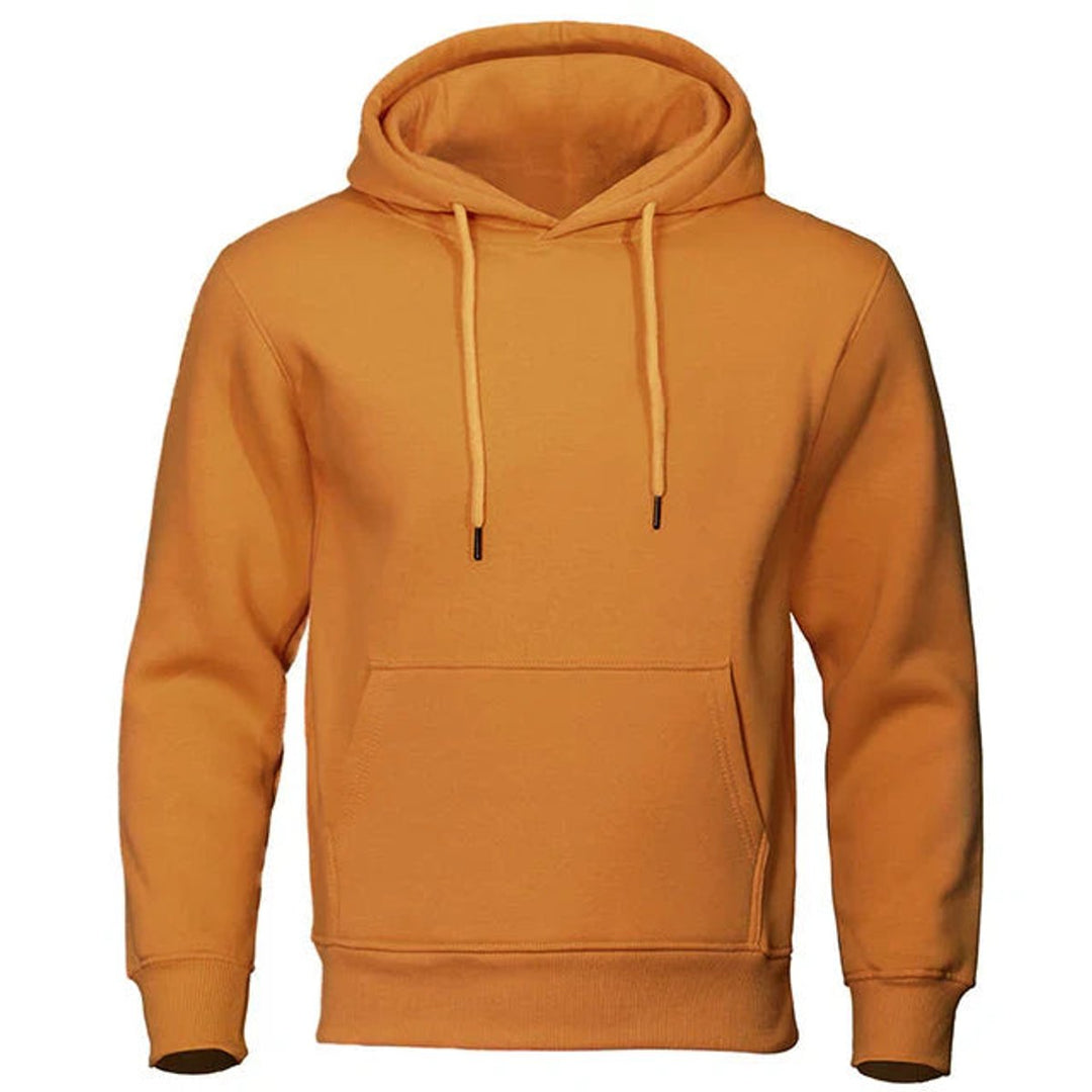 Men's Fleece Pullover Drawstring Kangaroo-Pocket Hoodie Sweatshirt
