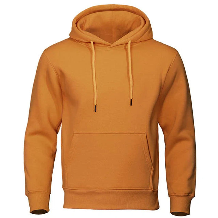 Men's Fleece Pullover Drawstring Kangaroo-Pocket Hoodie Sweatshirt