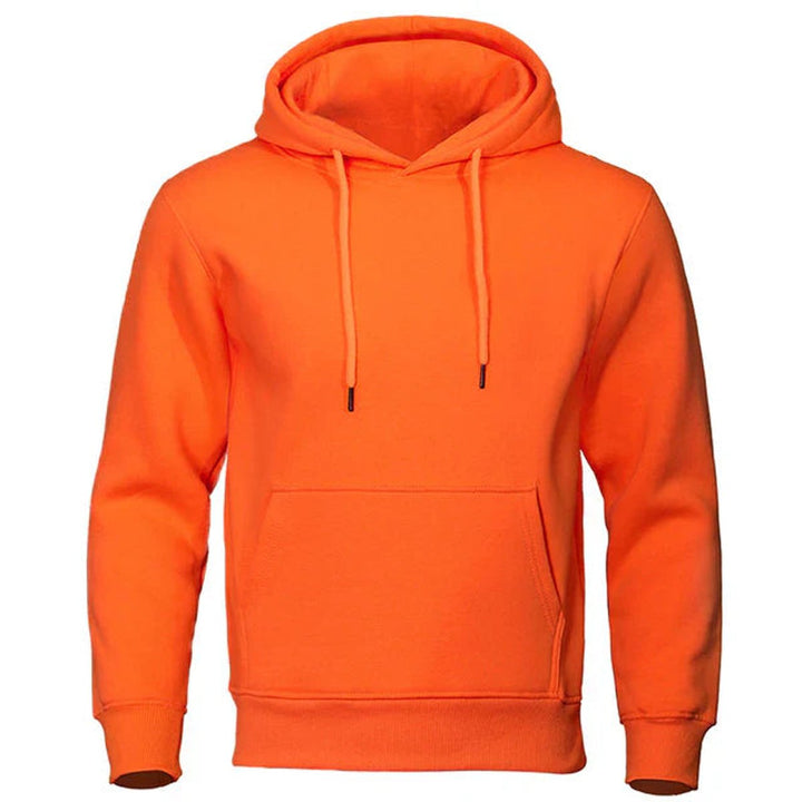 Men's Fleece Pullover Drawstring Kangaroo-Pocket Hoodie Sweatshirt
