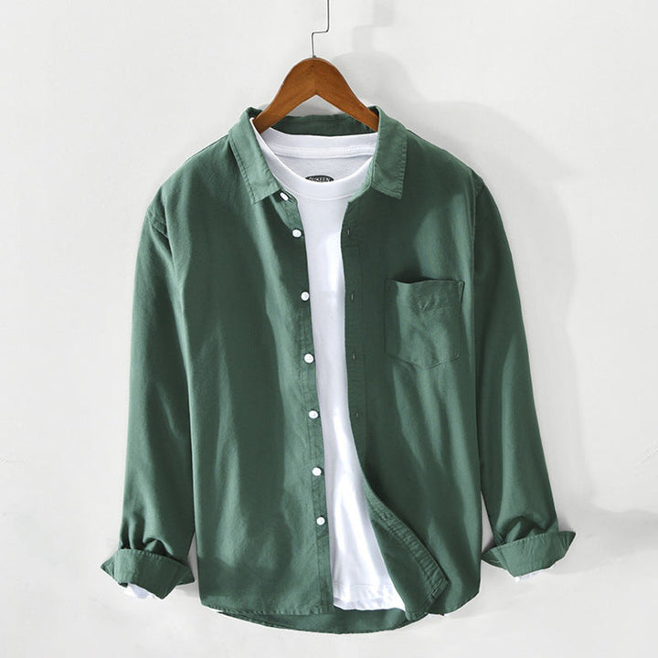 Men's Regular-Fit Cotton Oxford Button-Down Shirt