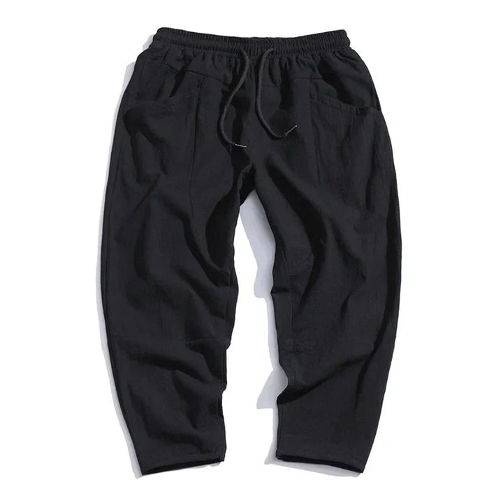 Men's Relaxed-Fit Drawstring Casual Harem Pants