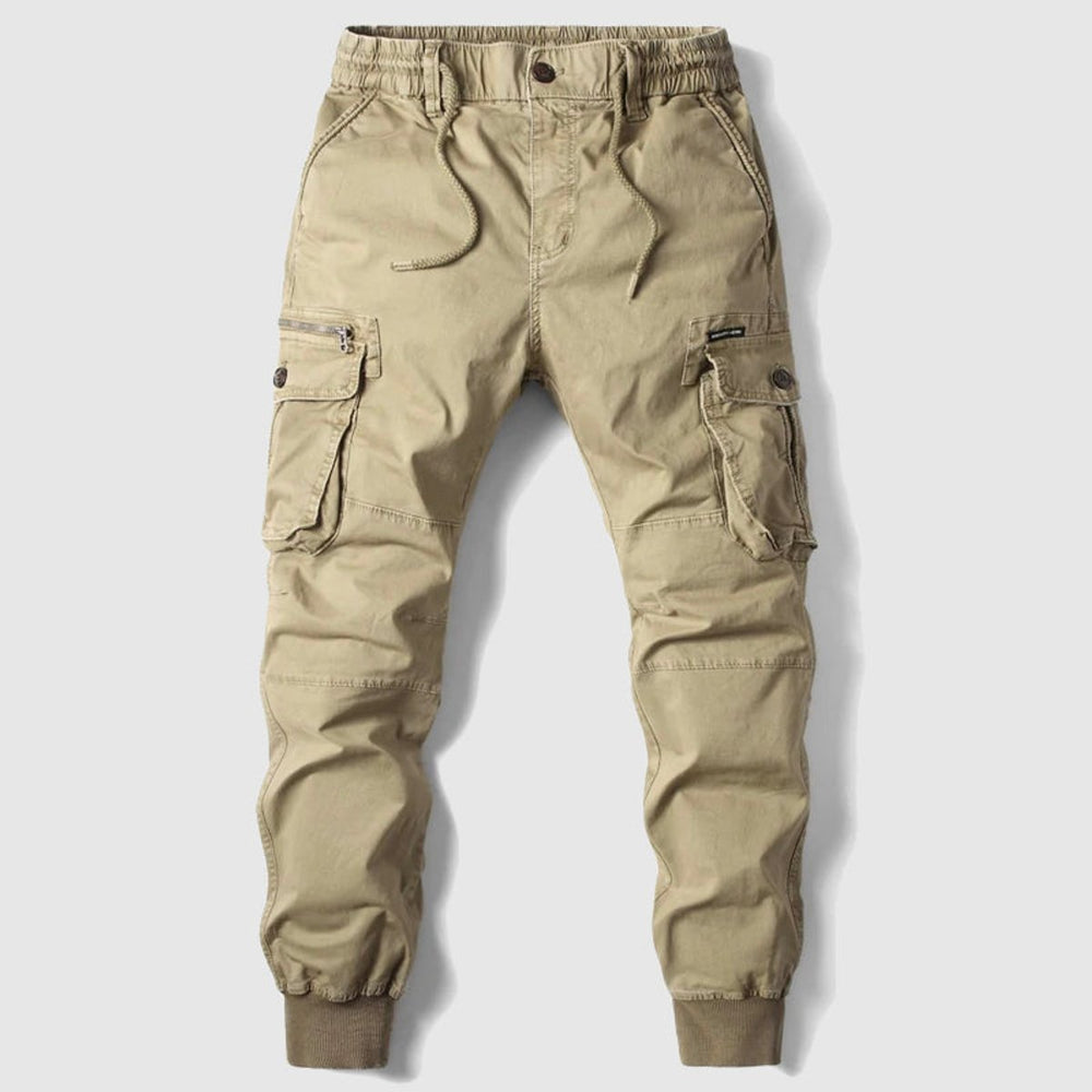 Men's Relaxed-Fit Multi-Pocket Cargo Jogger Pants
