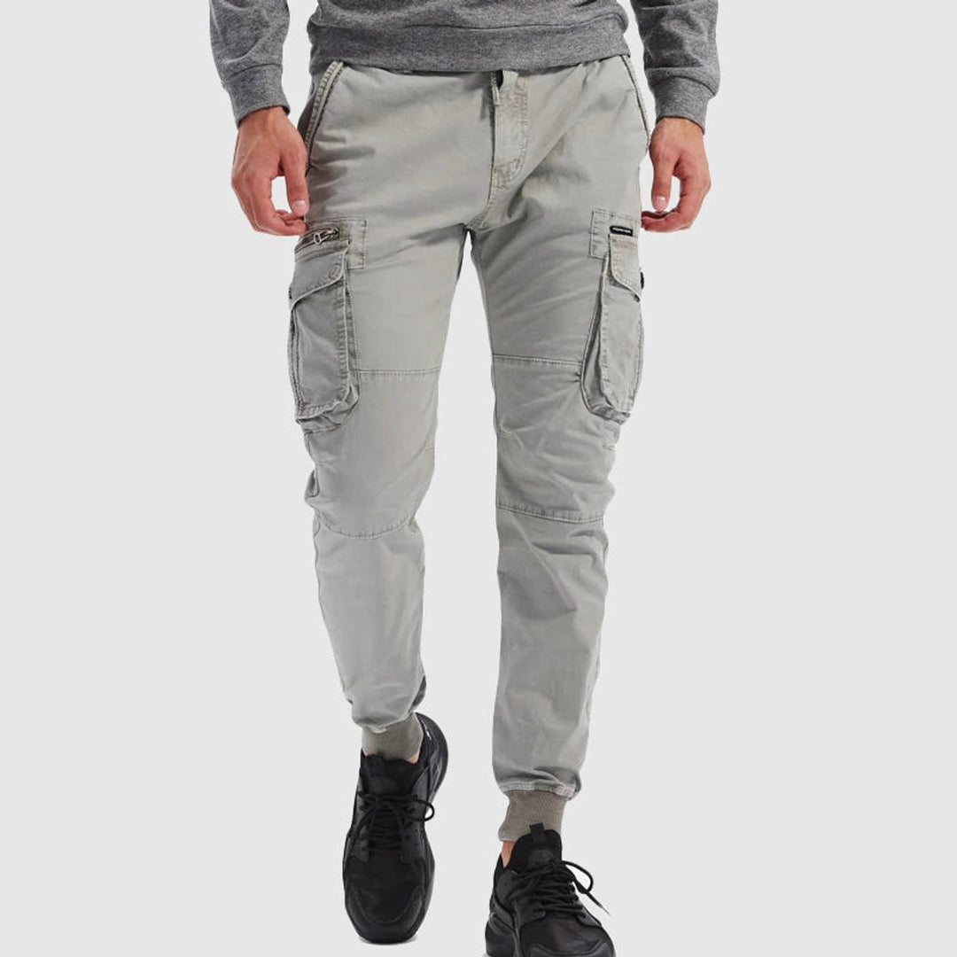 Men's Relaxed-Fit Multi-Pocket Cargo Jogger Pants
