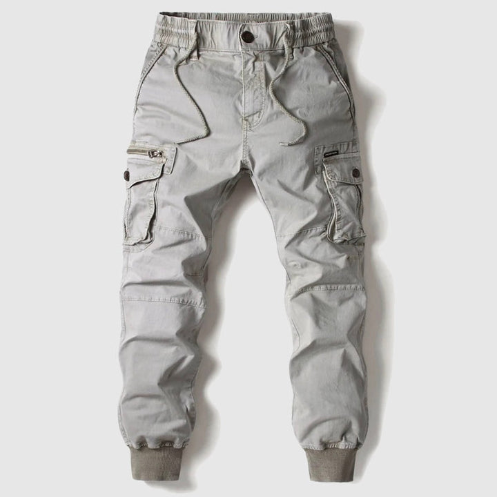 Men's Relaxed-Fit Multi-Pocket Cargo Jogger Pants