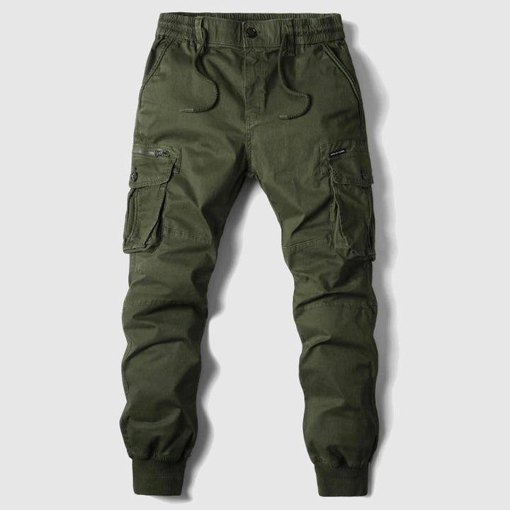 Men's Relaxed-Fit Multi-Pocket Cargo Jogger Pants