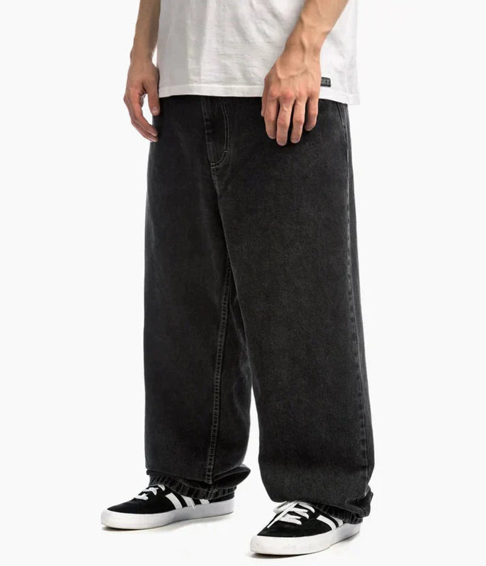 Men's Relaxed-Fit Wide-Leg Baggy Denim Pants