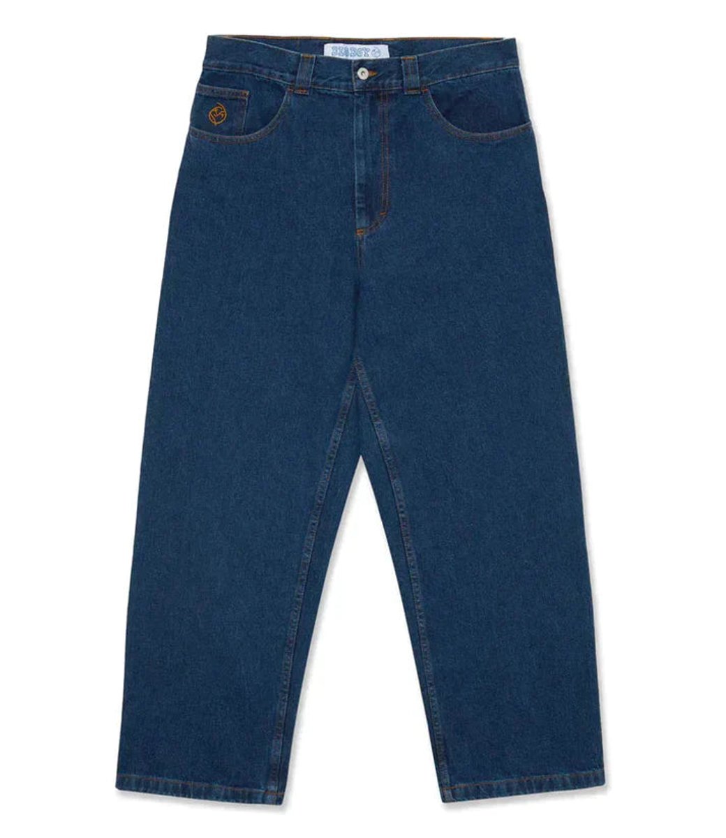 Men's Relaxed-Fit Wide-Leg Baggy Denim Pants