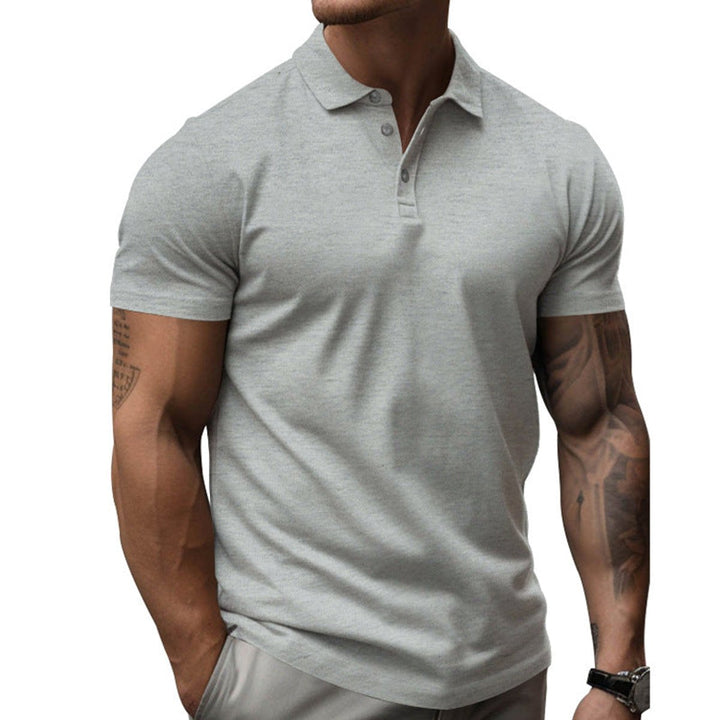 Men's Slim-Fit Short-Sleeve Athletic Men Polo Shirt