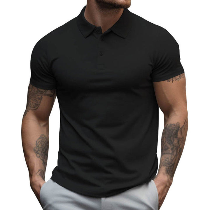 Men's Slim-Fit Short-Sleeve Athletic Men Polo Shirt