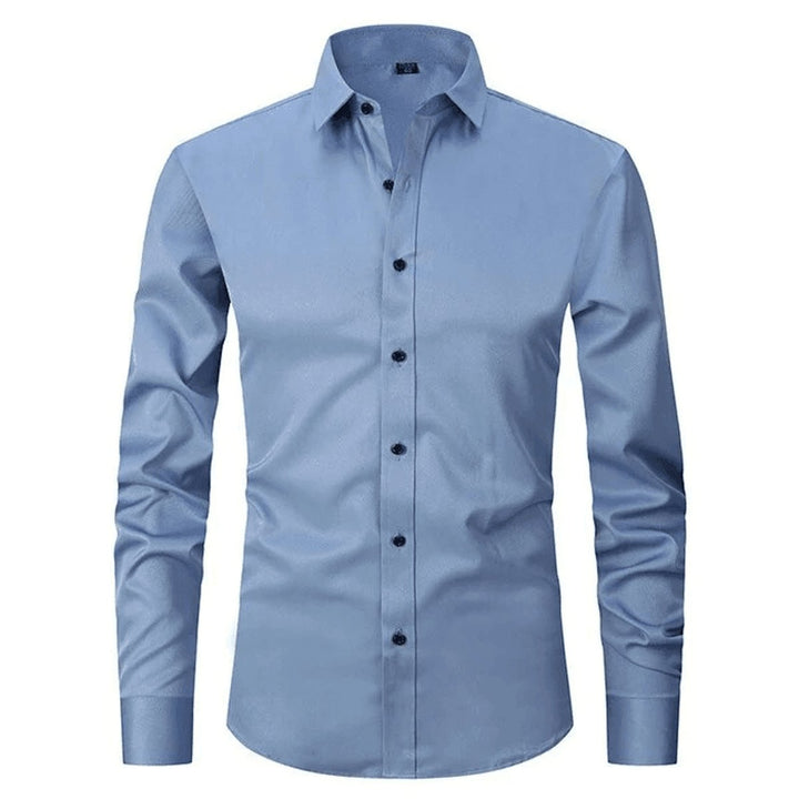 Men's Slim-Fit Wrinkle-Resistant Stretch Dress Shirt