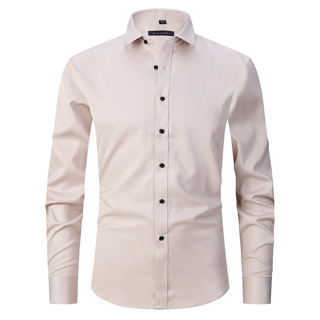 Men's Slim-Fit Wrinkle-Resistant Stretch Dress Shirt