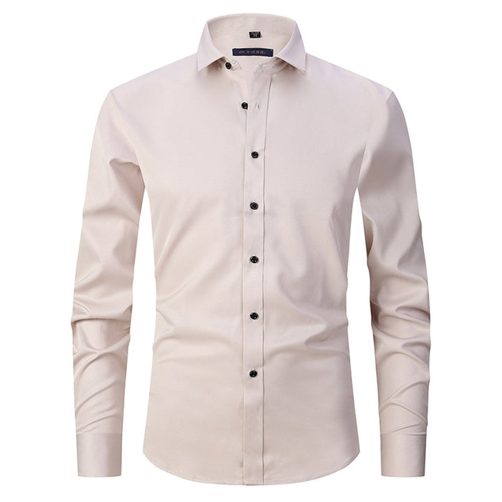 Men's Slim-Fit Wrinkle-Resistant Stretch Dress Shirt