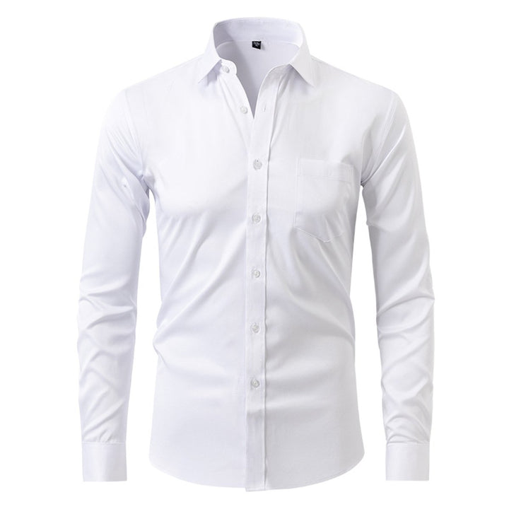 Men's Slim-Fit Wrinkle-Resistant Stretch Dress Shirt