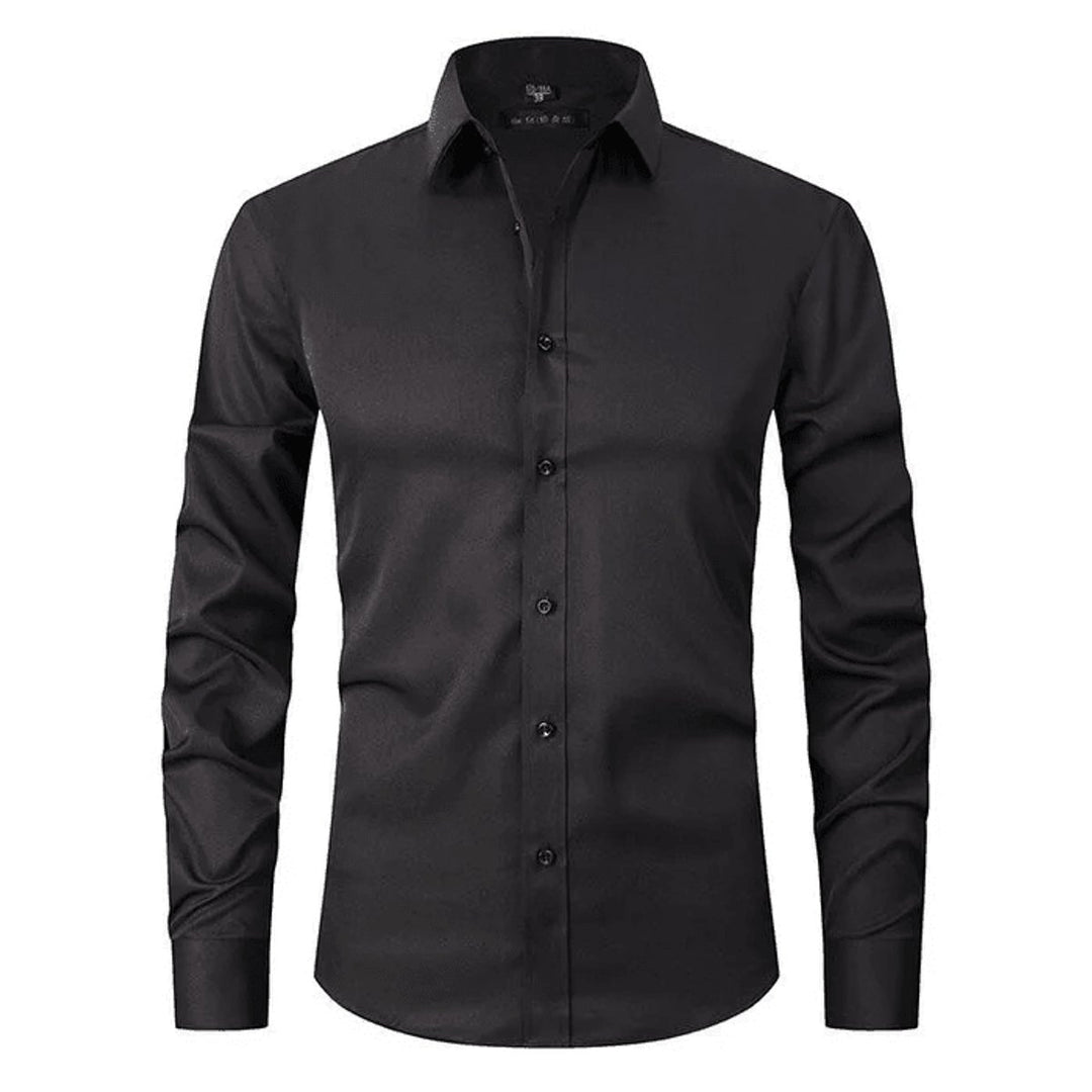 Men's Slim-Fit Wrinkle-Resistant Stretch Dress Shirt