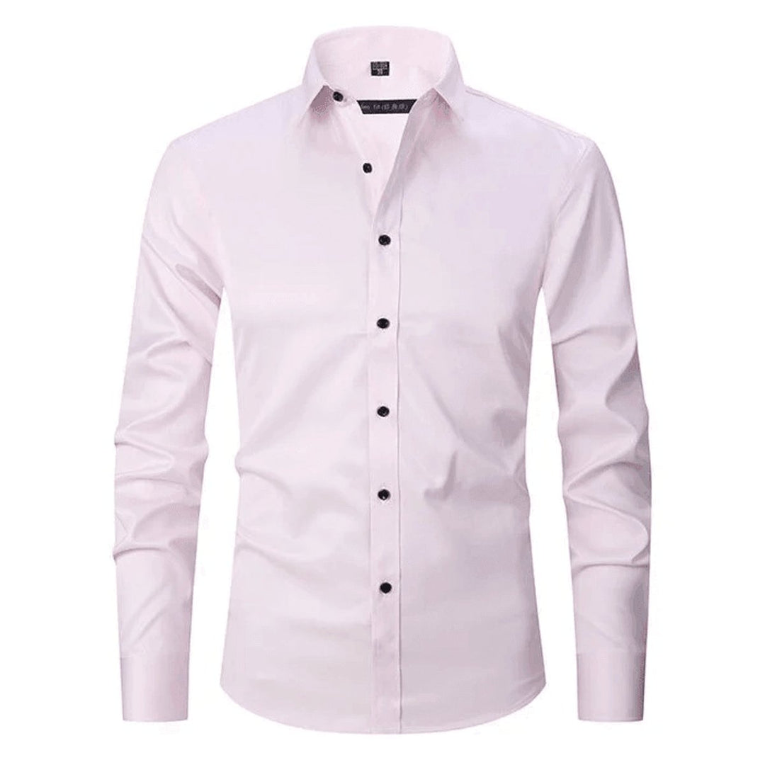 Men's Slim-Fit Wrinkle-Resistant Stretch Dress Shirt