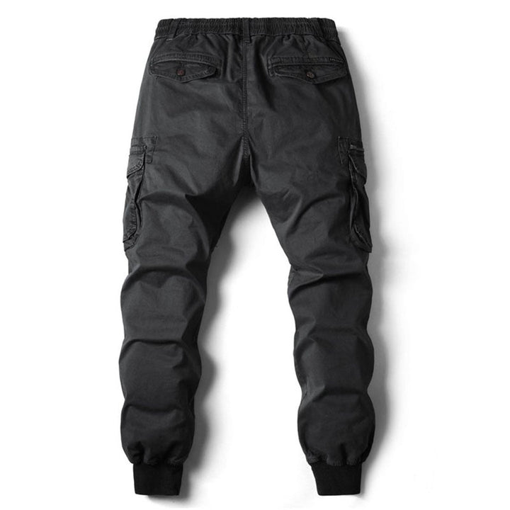 Men's Tapered-Fit Elastic-Waist Cargo Jogger Pants