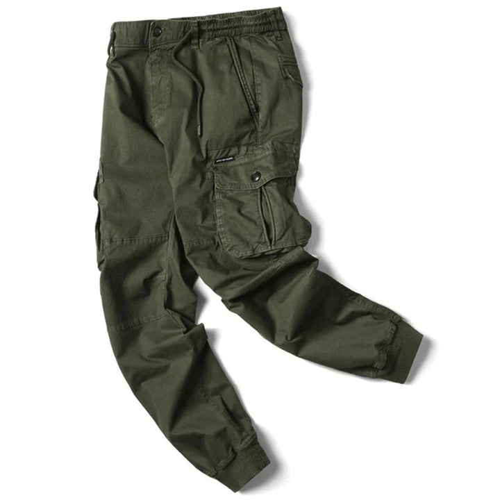 Men's Tapered-Fit Elastic-Waist Cargo Jogger Pants
