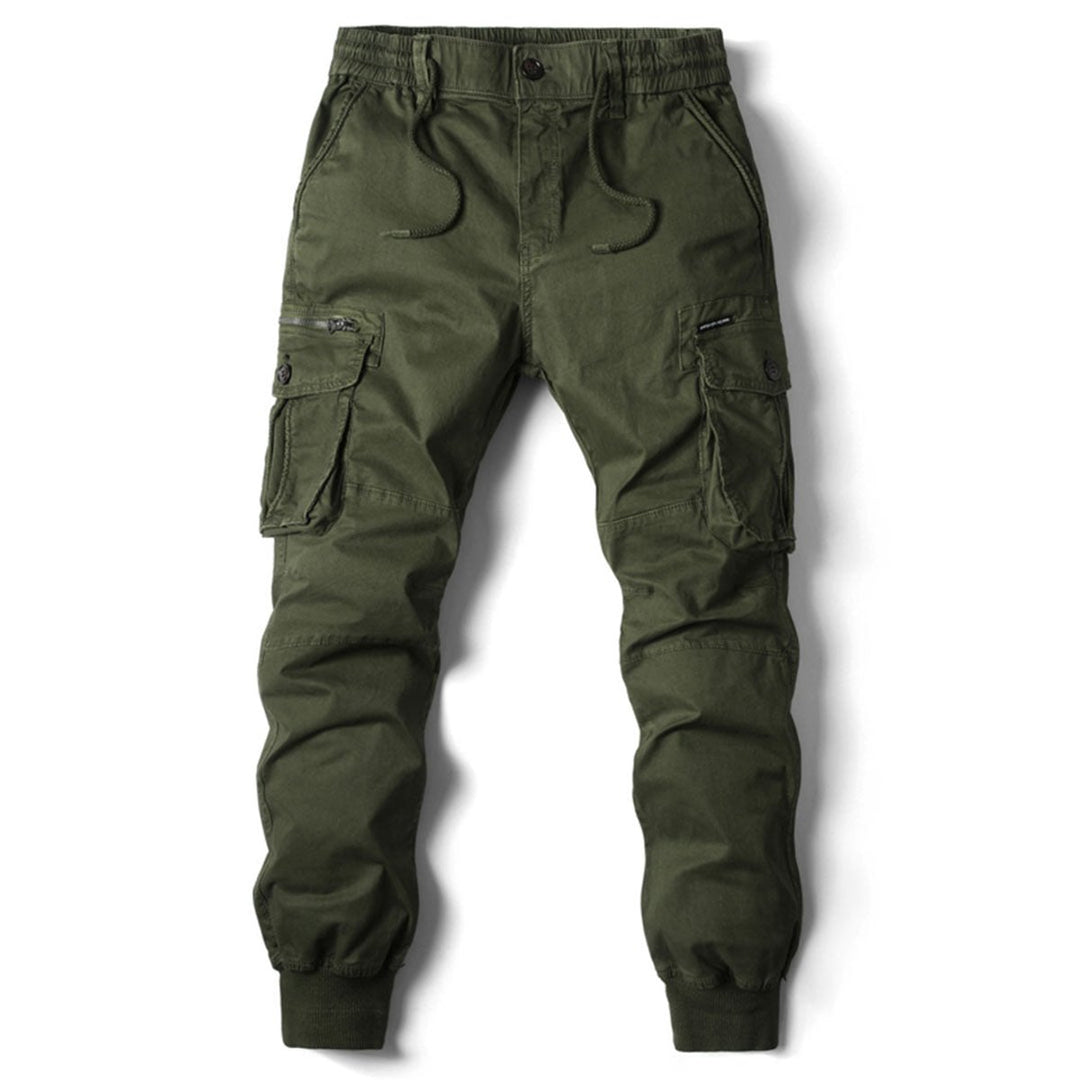 Men's Tapered-Fit Elastic-Waist Cargo Jogger Pants