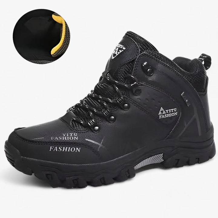 Men's Waterproof Lace-Up High-Top Hiking Ankle Boots