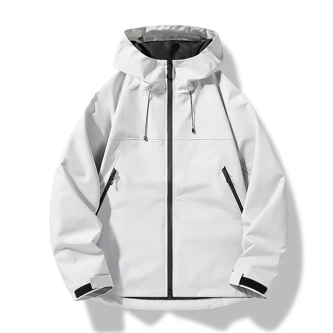 Men's Waterproof Windproof Hooded Shell Jacket