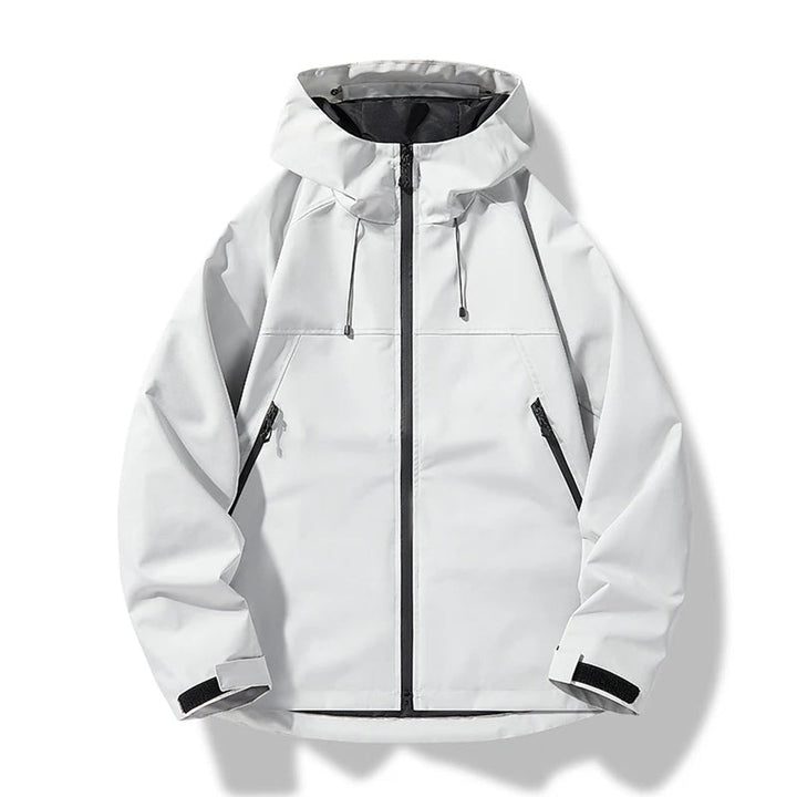 Men's Waterproof Windproof Hooded Shell Jacket