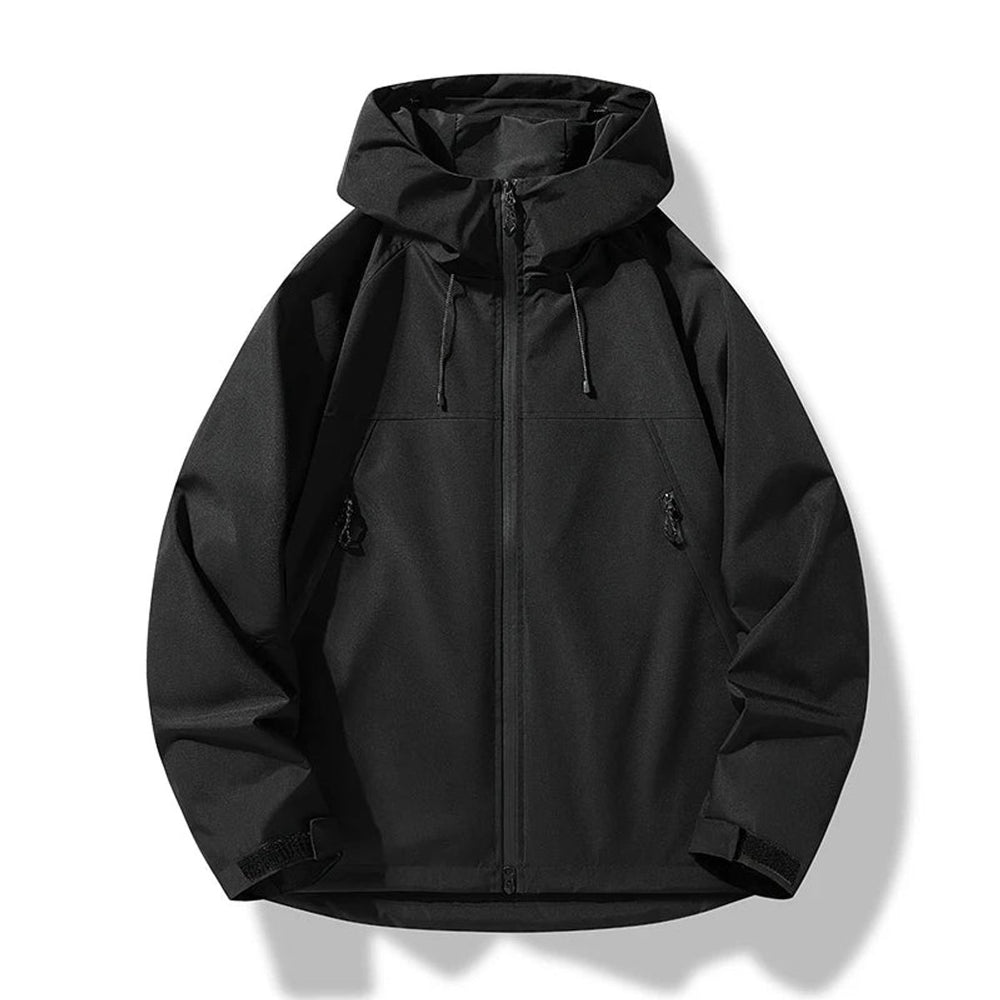 Men's Waterproof Windproof Hooded Shell Jacket