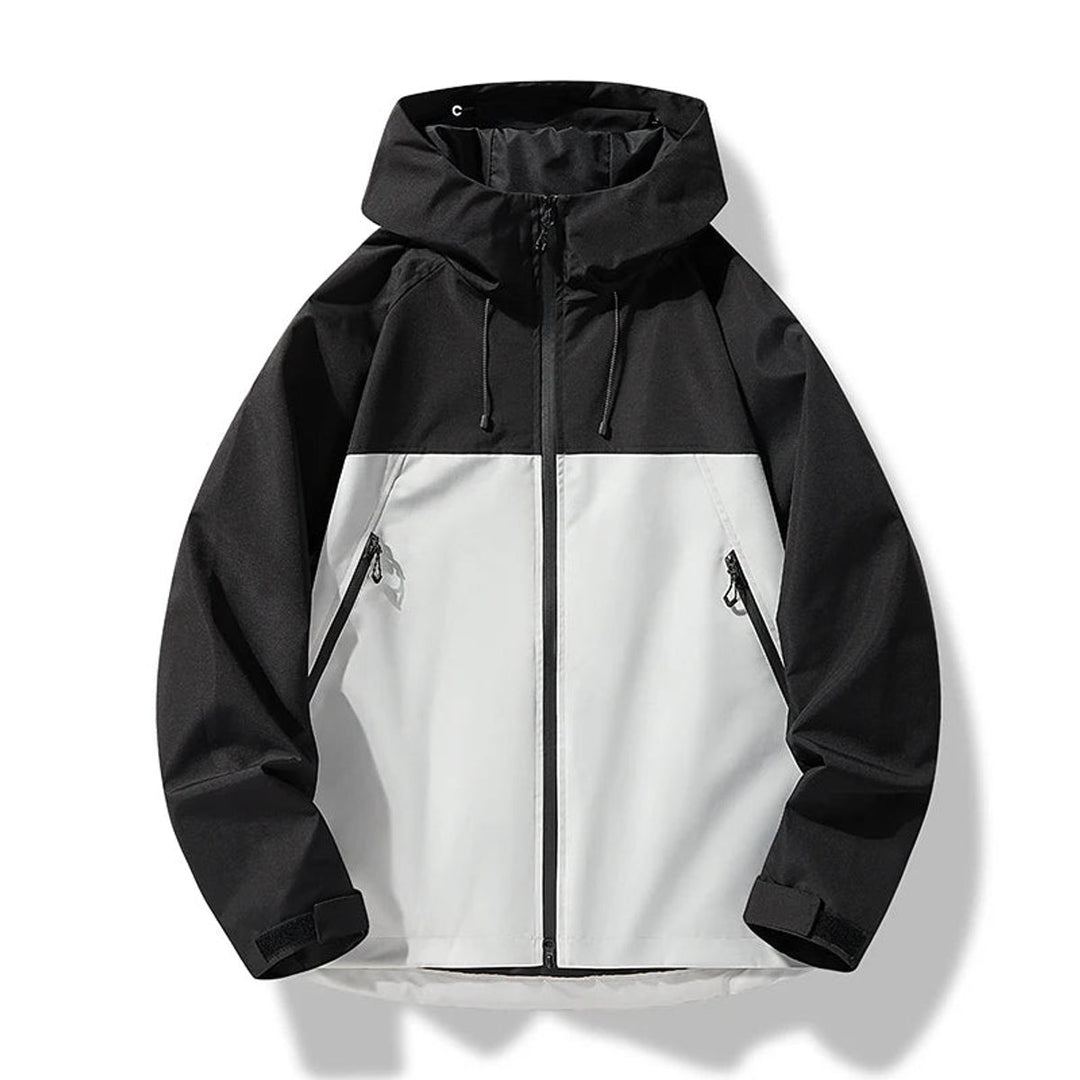 Men's Waterproof Windproof Hooded Shell Jacket