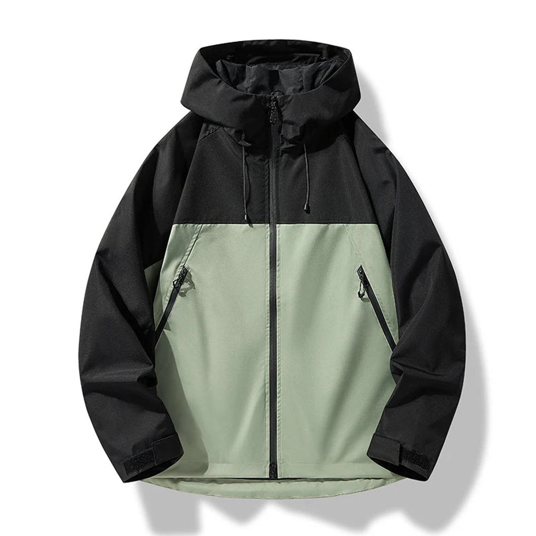 Men's Waterproof Windproof Hooded Shell Jacket