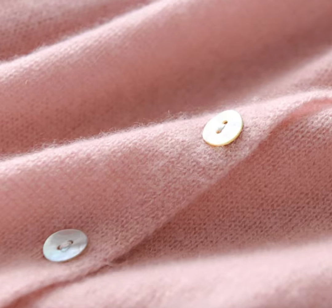 Women's Asymmetric Button-Front Knit Cardigan Sweater