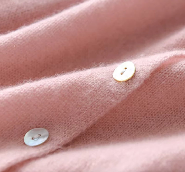 Women's Asymmetric Button-Front Knit Cardigan Sweater