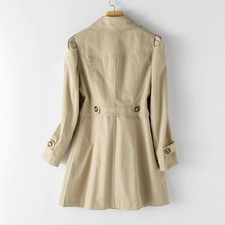 Women's Belted Double-Breasted Classic Trench Coat