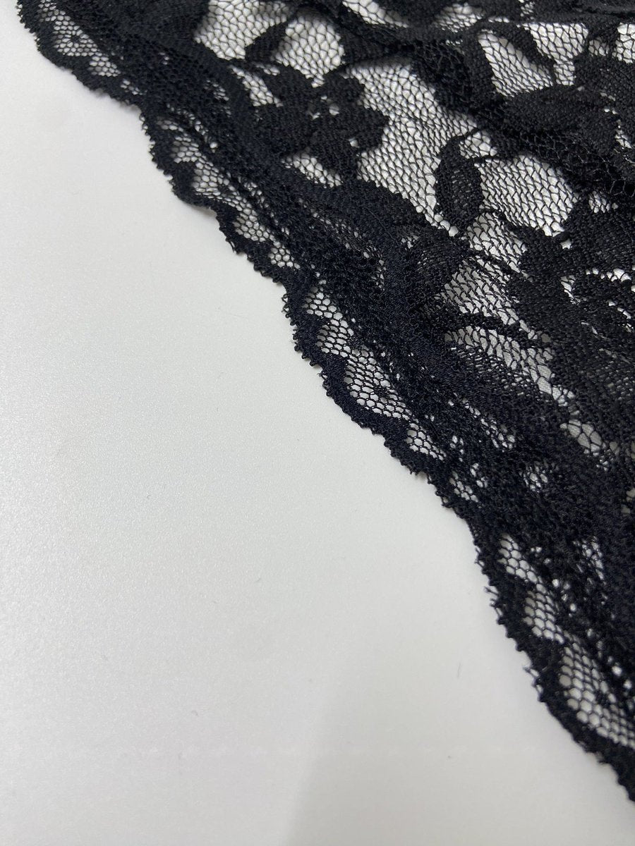 Women's Black Lace Halter Fall Wedding Guest Dress Bodycon Mini