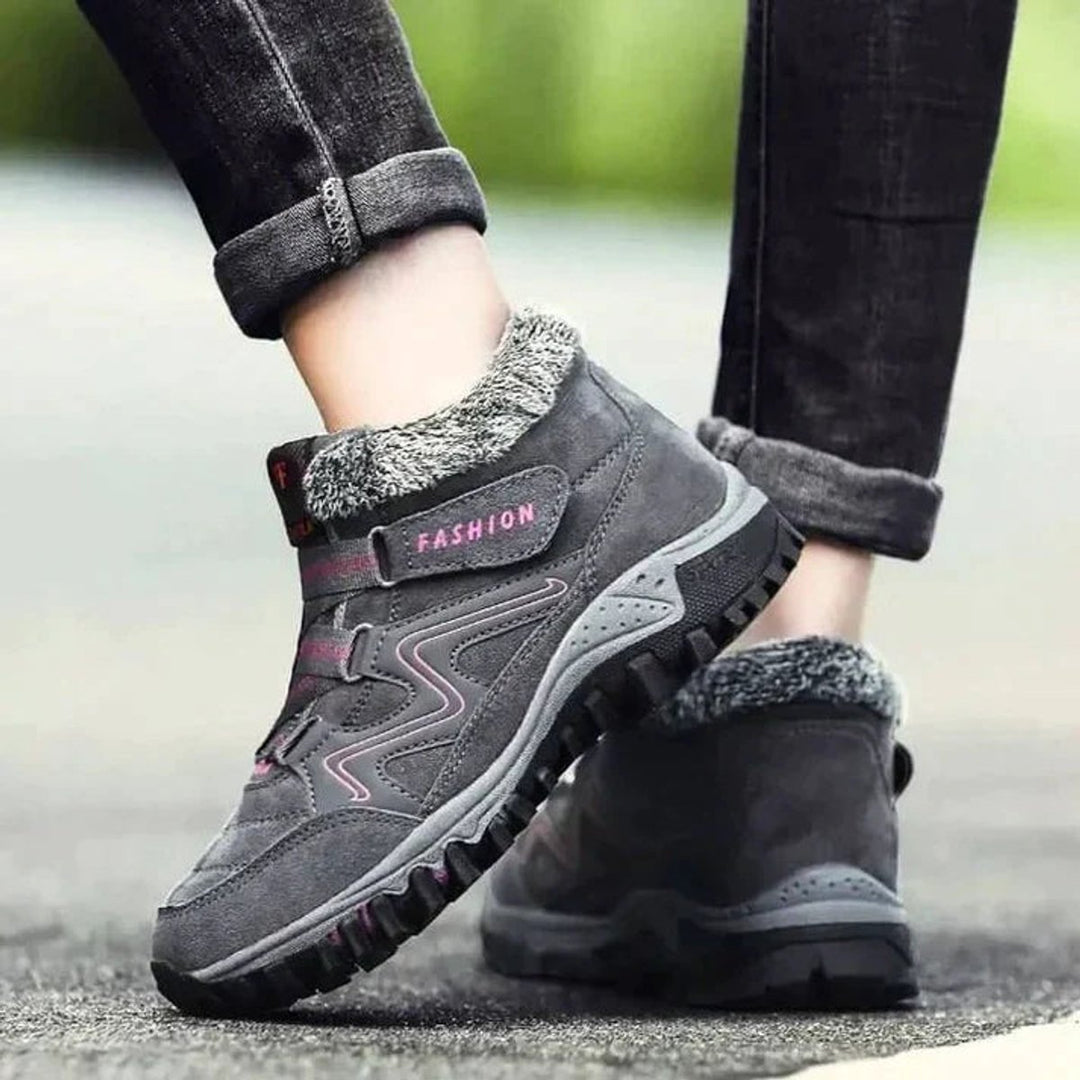 Women's Block-Heel Side-Zip Platform Ankle Boots