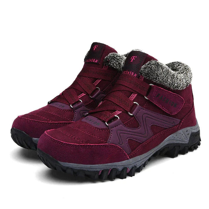 Women's Block-Heel Side-Zip Platform Ankle Boots
